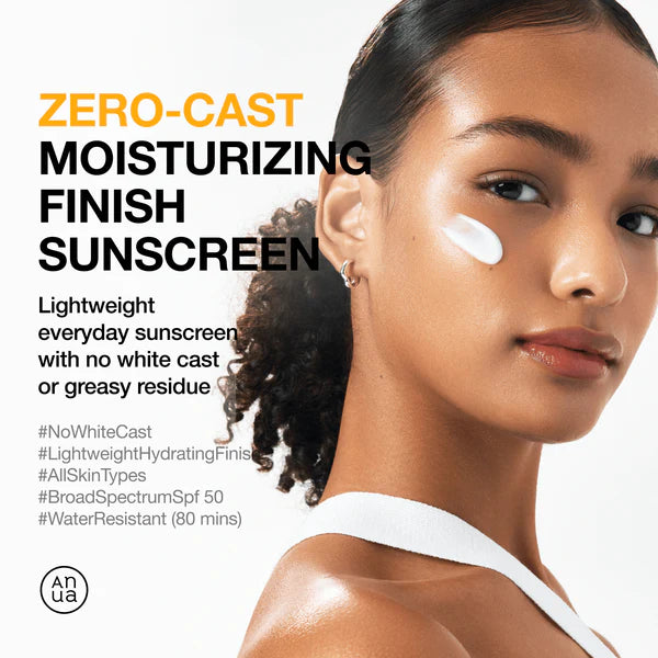 Zero-cast Moisturizing Finish Sunscreen | Bloqueador solar