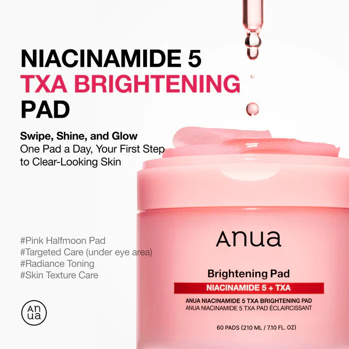 Brightening Pad Niacinamide + TXA | Tonico en almohadillas