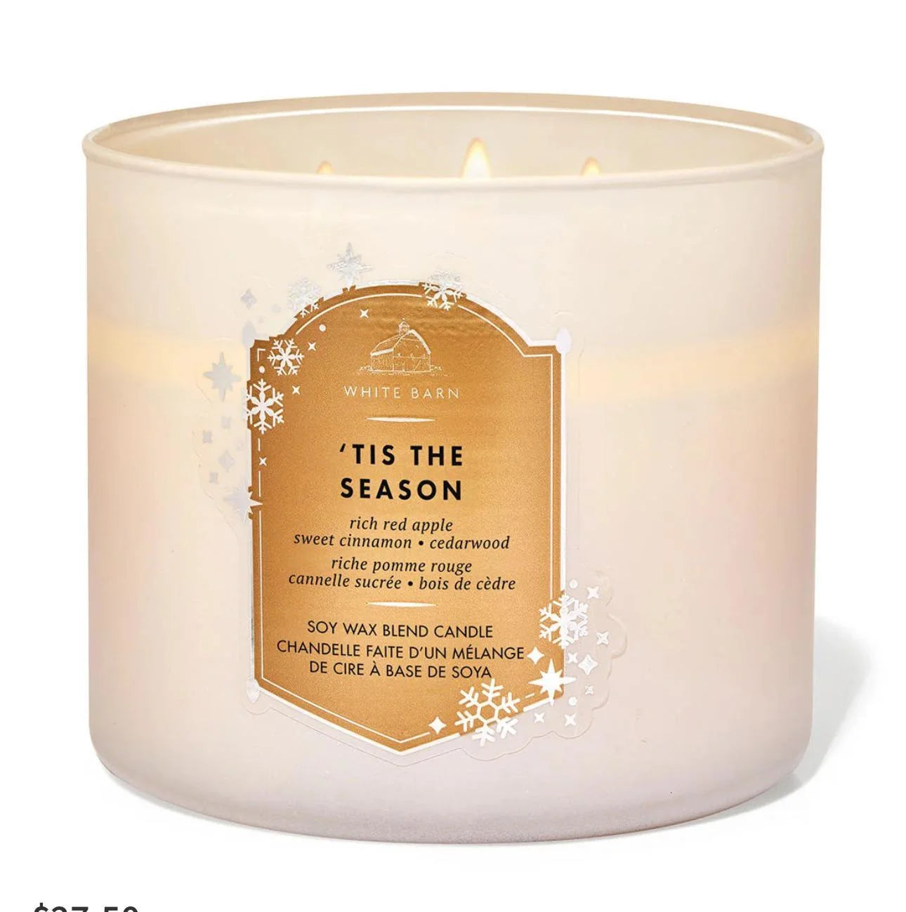 'Tis the Season 3 Wick Candle | Vela aromática de 3 mechas - 411 gr