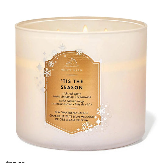 'Tis the Season 3 Wick Candle | Vela aromática de 3 mechas - 411 gr