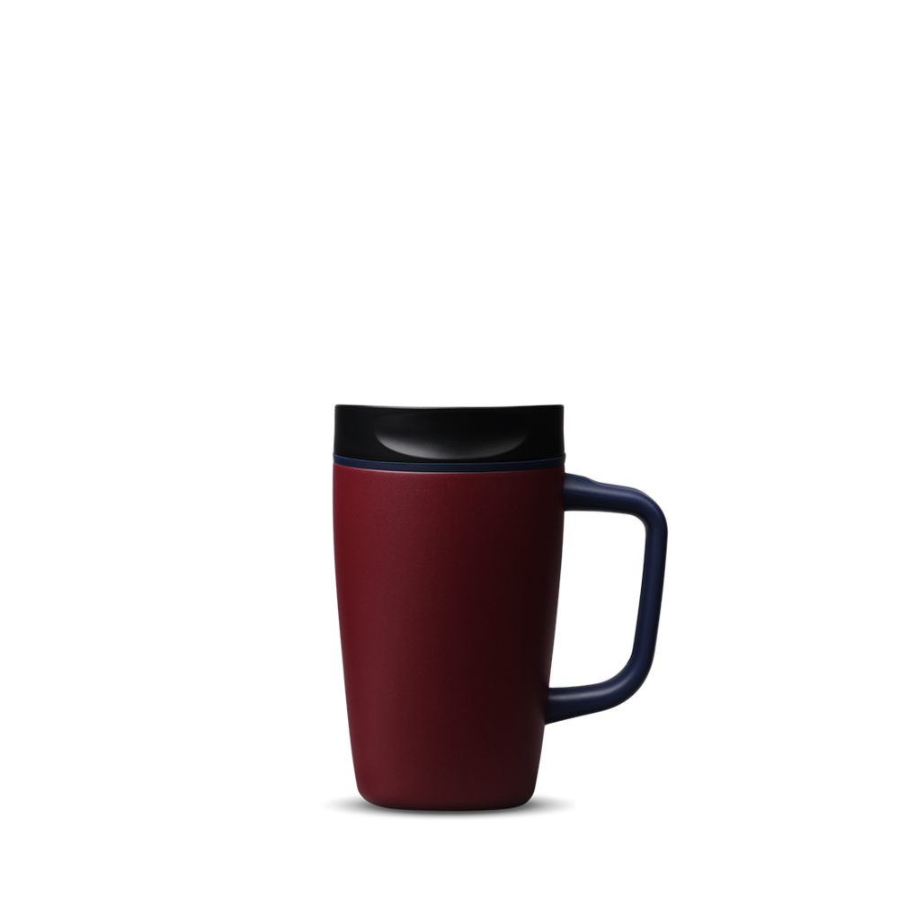 BURGUNDY BAY | Smoothsip Slider with Handle | Termo con asa 20 y 12 oz