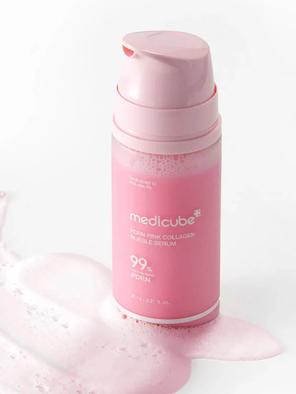 PDRN Pink Collagen Bubble Serum | Suero facial en espuma | Reparador hidratante