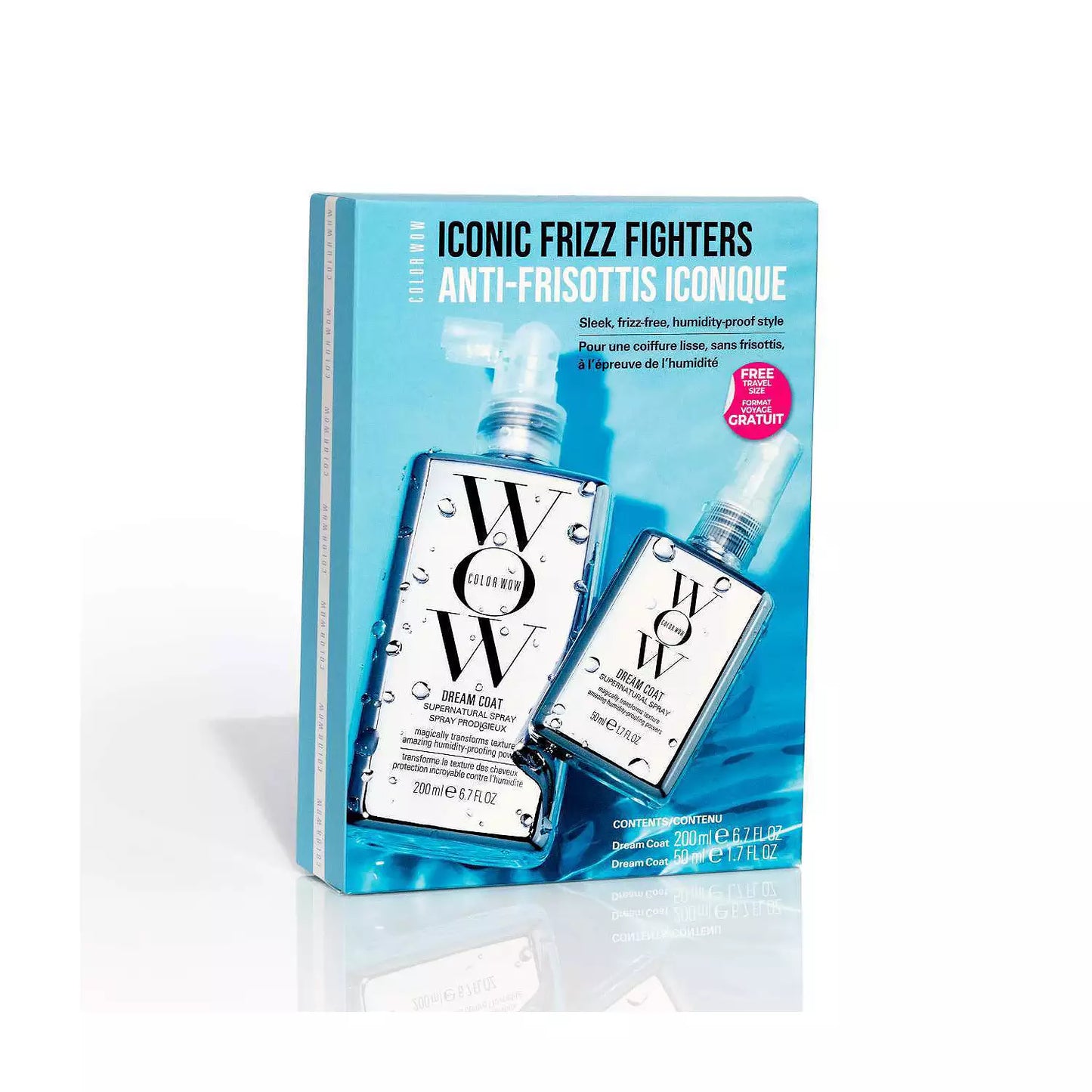 Dream Coat Iconic Frizz Fighters Hair Duo Value Set | Spray antifrizz para cabello