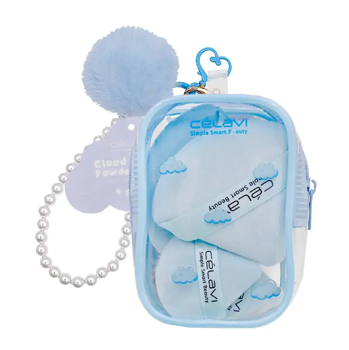 Cloud Dreams Puff Set 5pc | Set de borlas + Charm y estuche