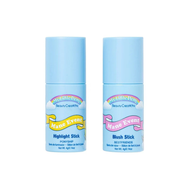 My Little Pony Mane event blush and highlight stick | Set de Rubor e Iluminador en barra