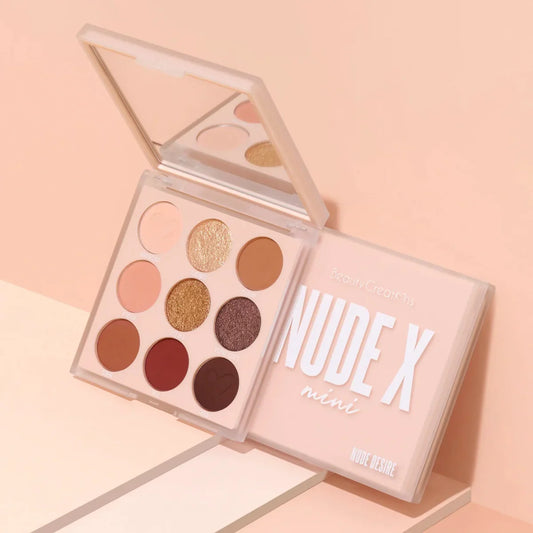 Nude Desire Nude X 9 tonos Eyeshadow Palette | Paleta De Sombras