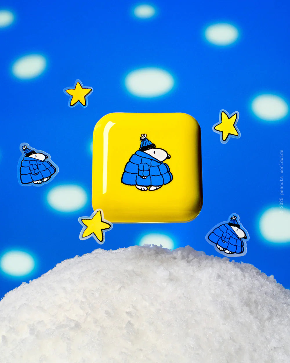 Peanuts x Starface | BIG Blue Snoopy  | Estuche 32 pz Parches para brotes