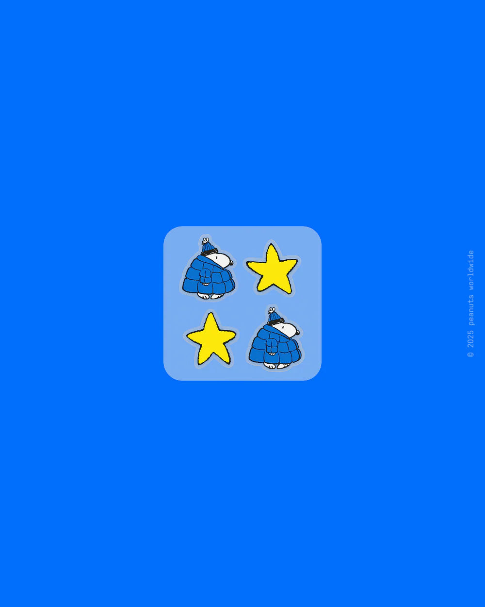 Peanuts x Starface | BIG Blue Snoopy  | Estuche 32 pz Parches para brotes