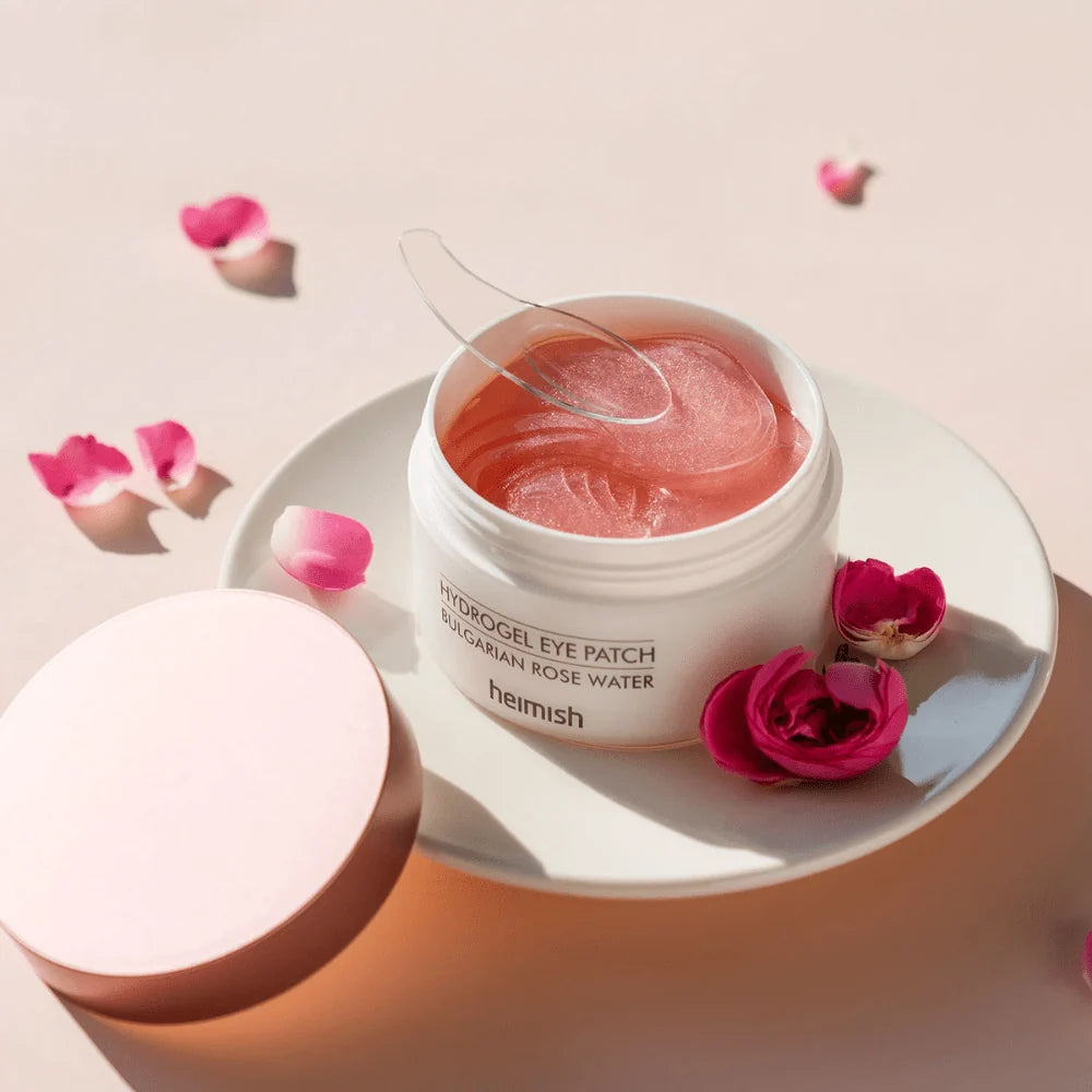 Bulgarian Rose Water Hydrogel Eye Patch 60pcs | Parches para ojeras