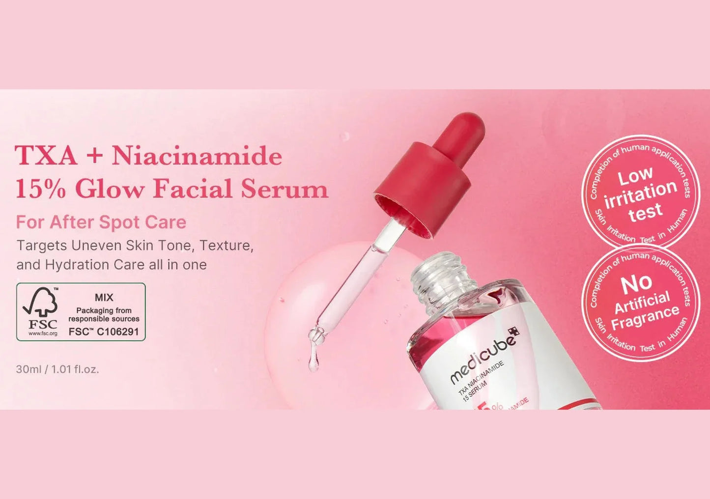 TXA+Niacinamide 15% Glow Serum | Suero facial