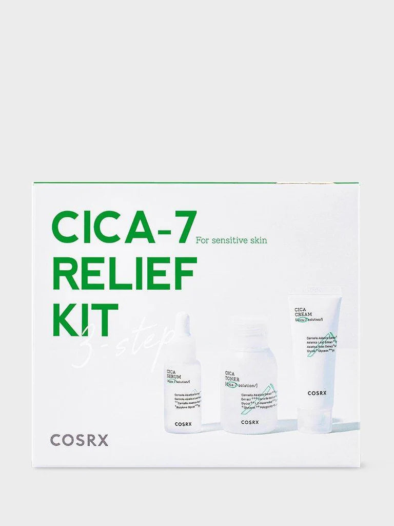 Cica-7 Relief Kit | Set de cuidado facial fortalecedor