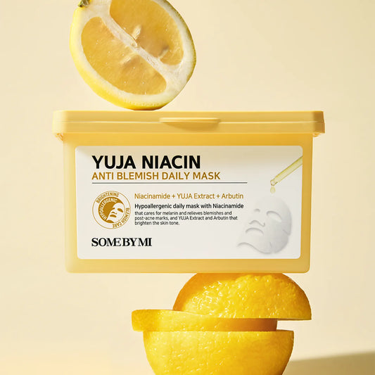 Yuja Niacin Anti Blemish Daily Mask | Kit de mascarillas 30 pz