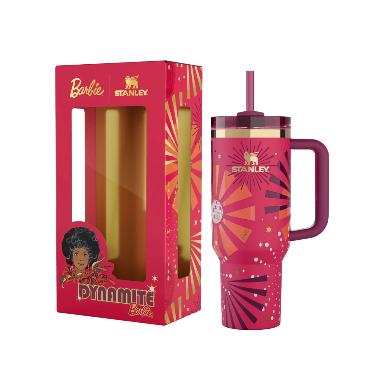 Barbie™ x Stanley ’80s Dynamite Quencher | Termo 40 oz | Edición Limitada