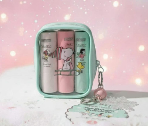 Peanuts Holiday Balm Trio | Set de 3 balsamos Snoopy
