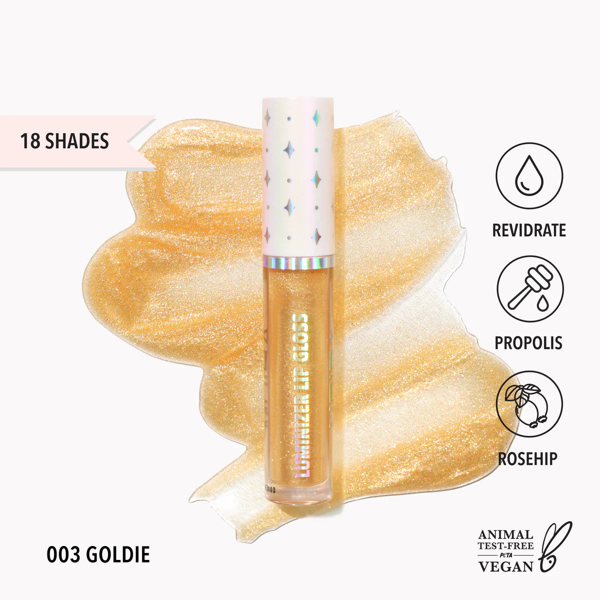 Luminizer Lip Gloss | Gloss + Serum para labios