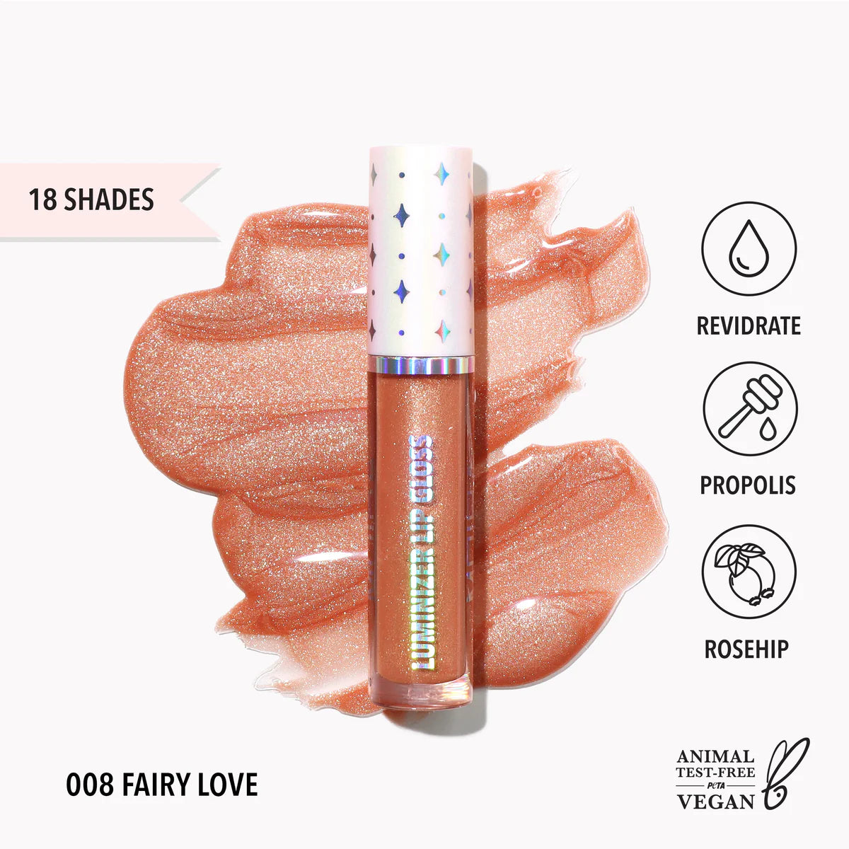 Luminizer Lip Gloss | Gloss + Serum para labios