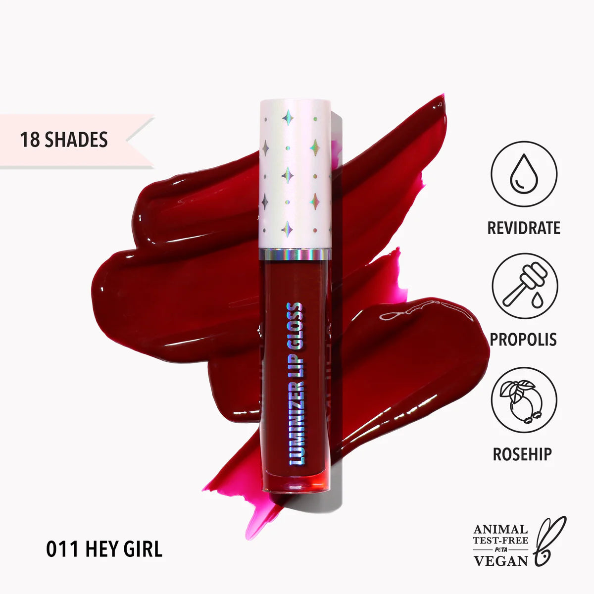 Luminizer Lip Gloss | Gloss + Serum para labios