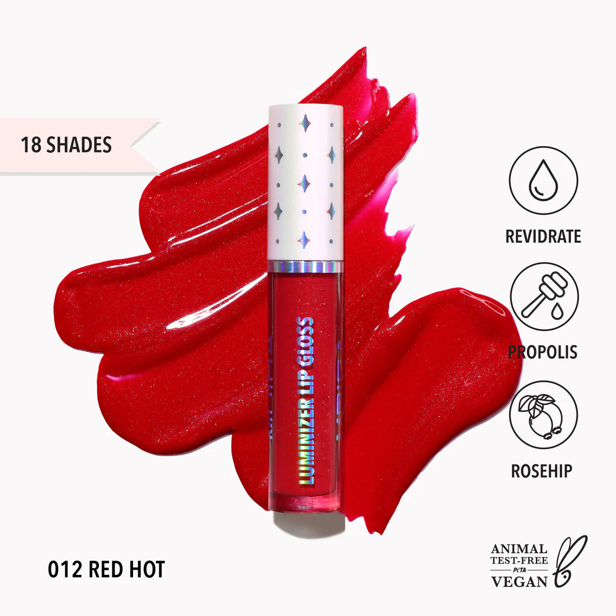 Luminizer Lip Gloss | Gloss + Serum para labios