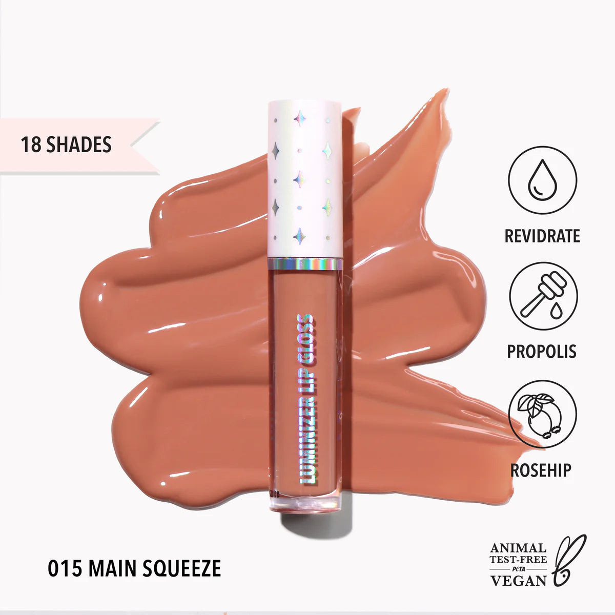 Luminizer Lip Gloss | Gloss + Serum para labios