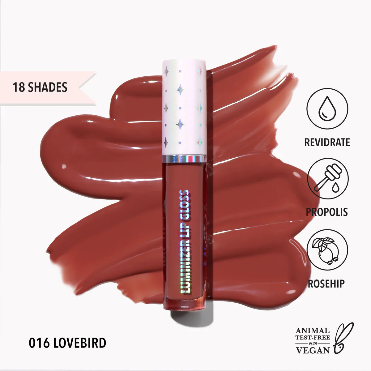 Luminizer Lip Gloss | Gloss + Serum para labios