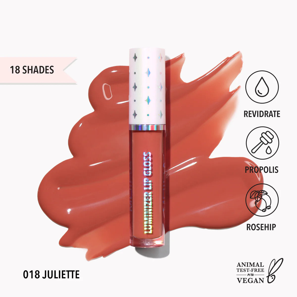 Luminizer Lip Gloss | Gloss + Serum para labios