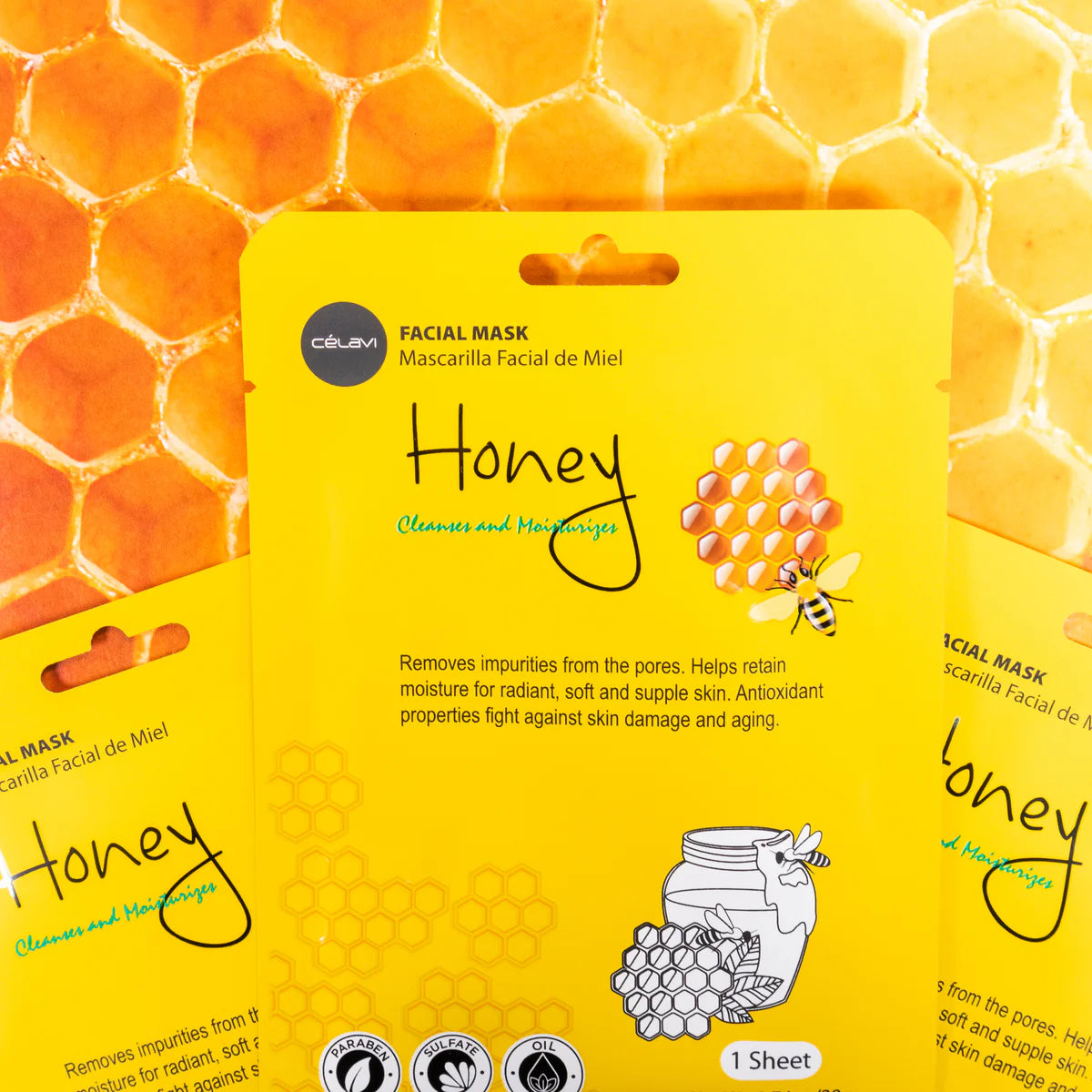 Honey Korean Face Mask | Mascarilla de Vitamina C