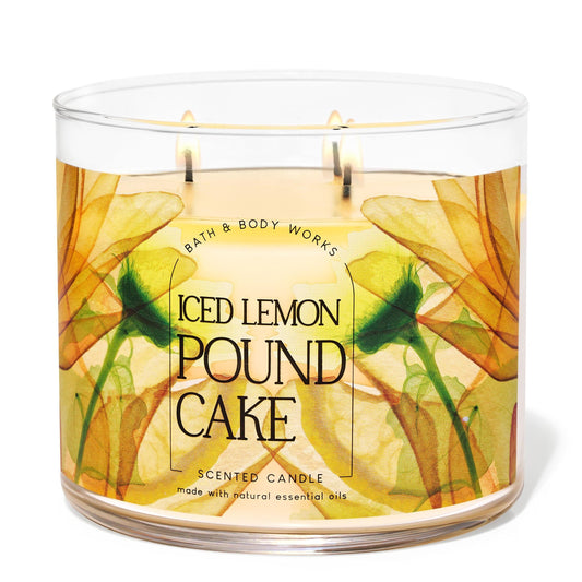 Iced Lemon Pund Cake Candle | Vela 3 mechas | 411gr