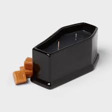 2 wick Casket Shaped Candle | Vela 2 mechas