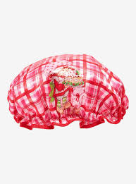 Berry Sweet Shower Cap Célavi x Strawberry Shortcake  | Gorra de baño Rosita Fresita