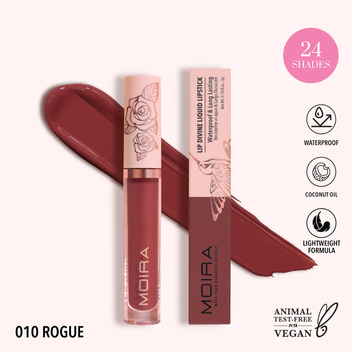 Lip Divine Liquid Lipstick  | Labial líquido matte