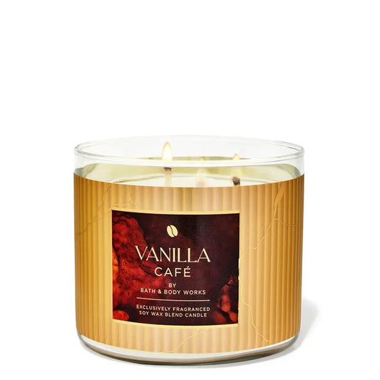 Vanilla Cafe 3 Wick Candle | Vela aromática de 3 mechas - 411 gr