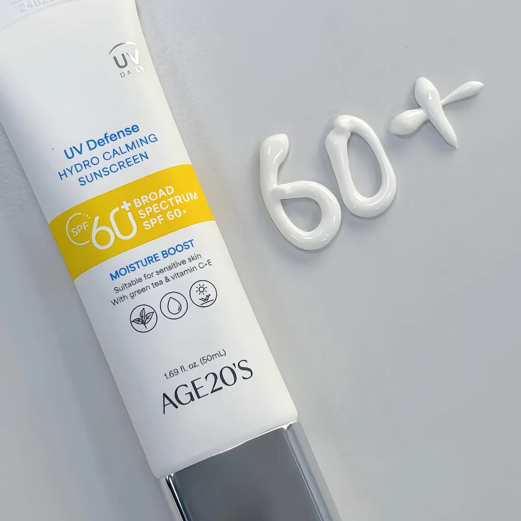 UV Defense Hydro Calmin G Sun Screen SPF60 50ml | Bloqueador solar facial