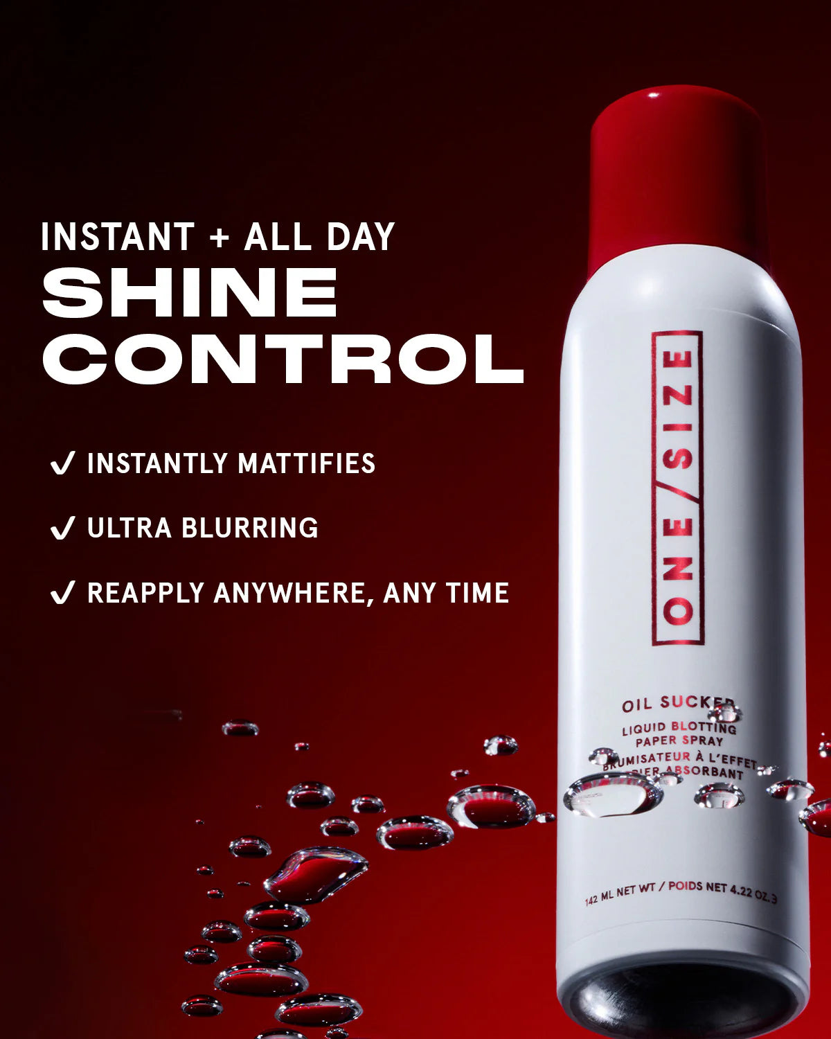 Oil Sucker | Liquid Blotting Paper Spray | Spray Matificante