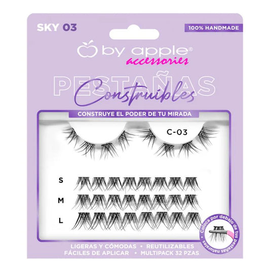 Pestañas Construibles SKY 03 | Pestañas individuales
