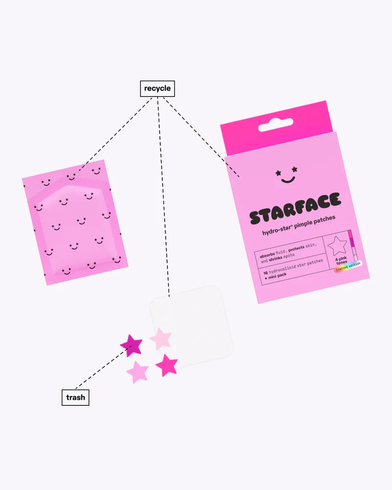 Starface Pink Hidrocolloid Patches | Parches Hidrocoloides para brotes
