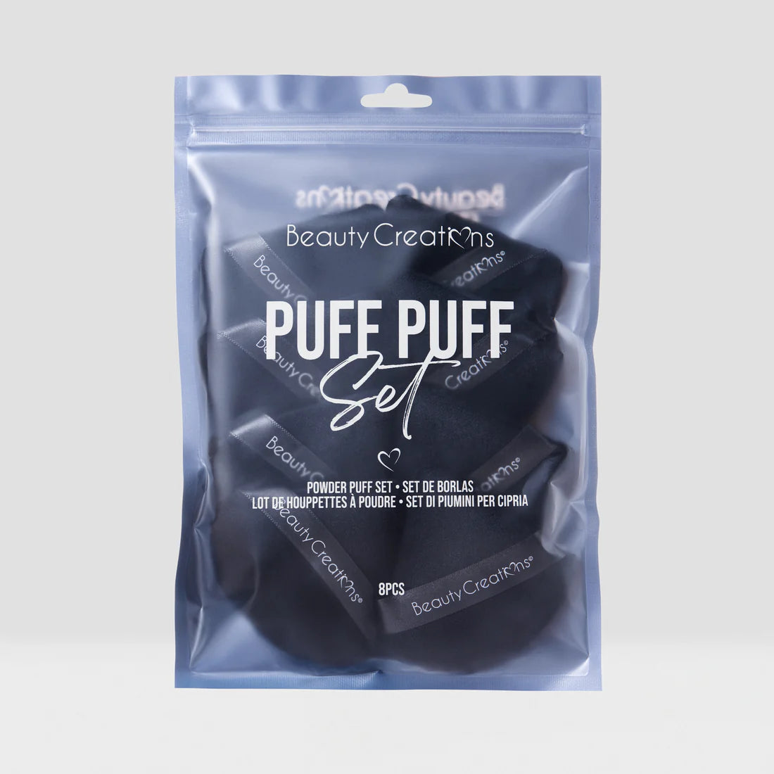 Puff Puff Set | Set de borlas | 8 pz negro