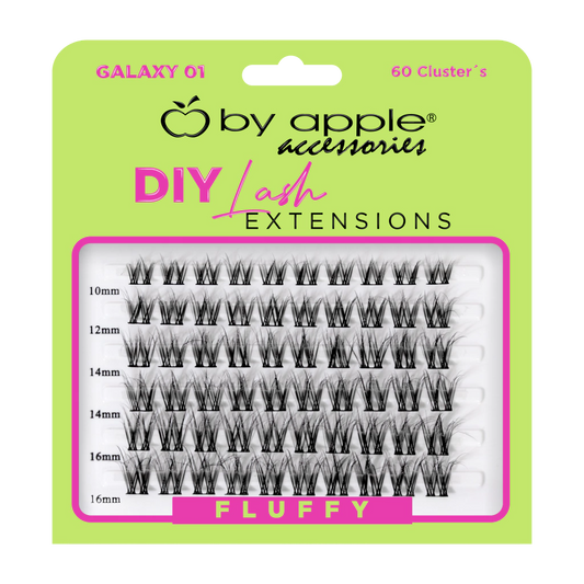 DIY Lash Extensions Fluffy | Pestañas secciones | Extensiones