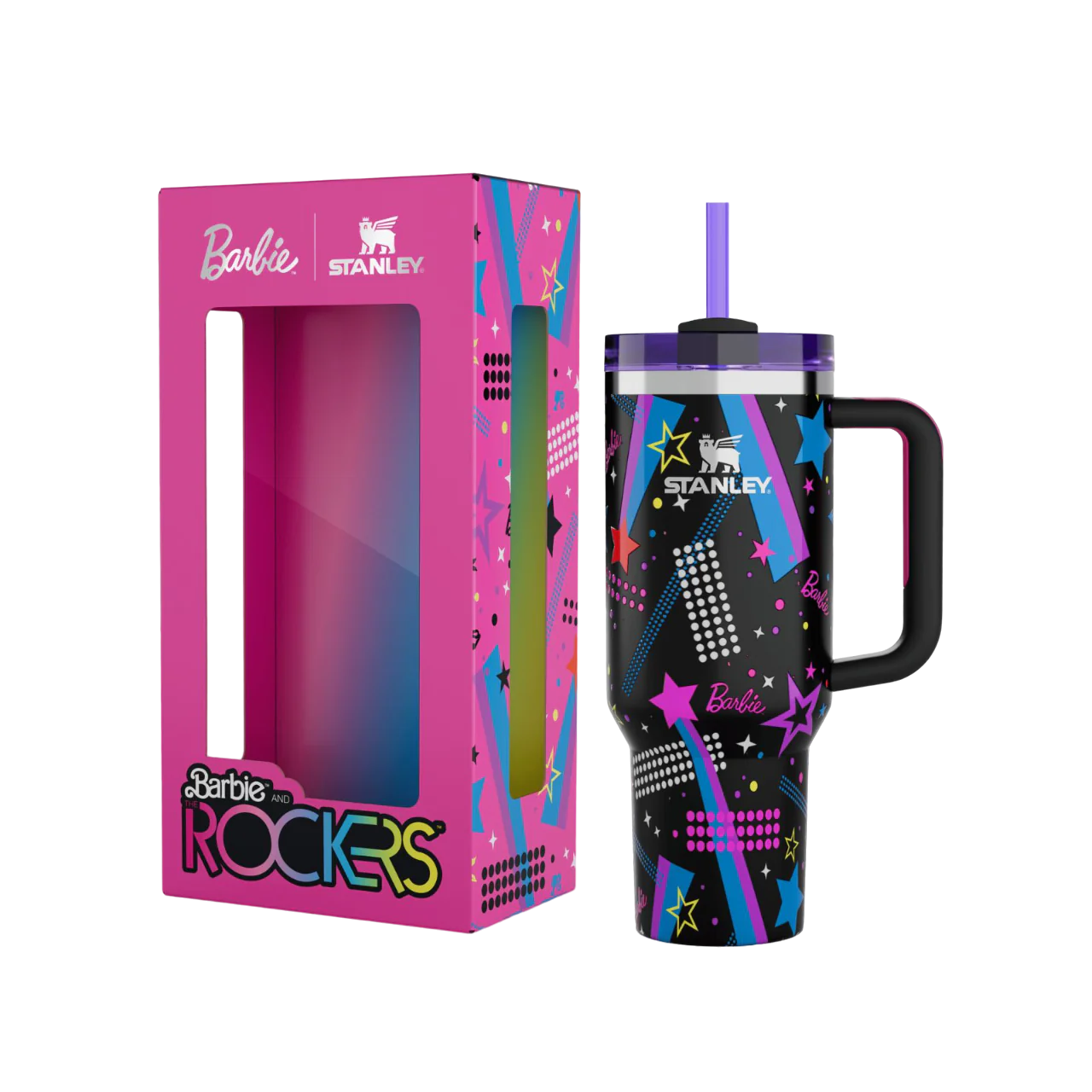 Barbie™ x Stanley ’80s Rockers Quencher | Termo 40 oz | Edición Limitada