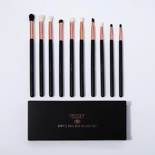 10 PC Eye Brush Set | Set de brochas para ojos 10pz