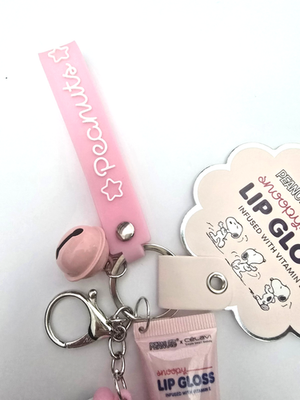 Peanuts Pink Everyday Single Piece | Gloss + Llavero de snoopy