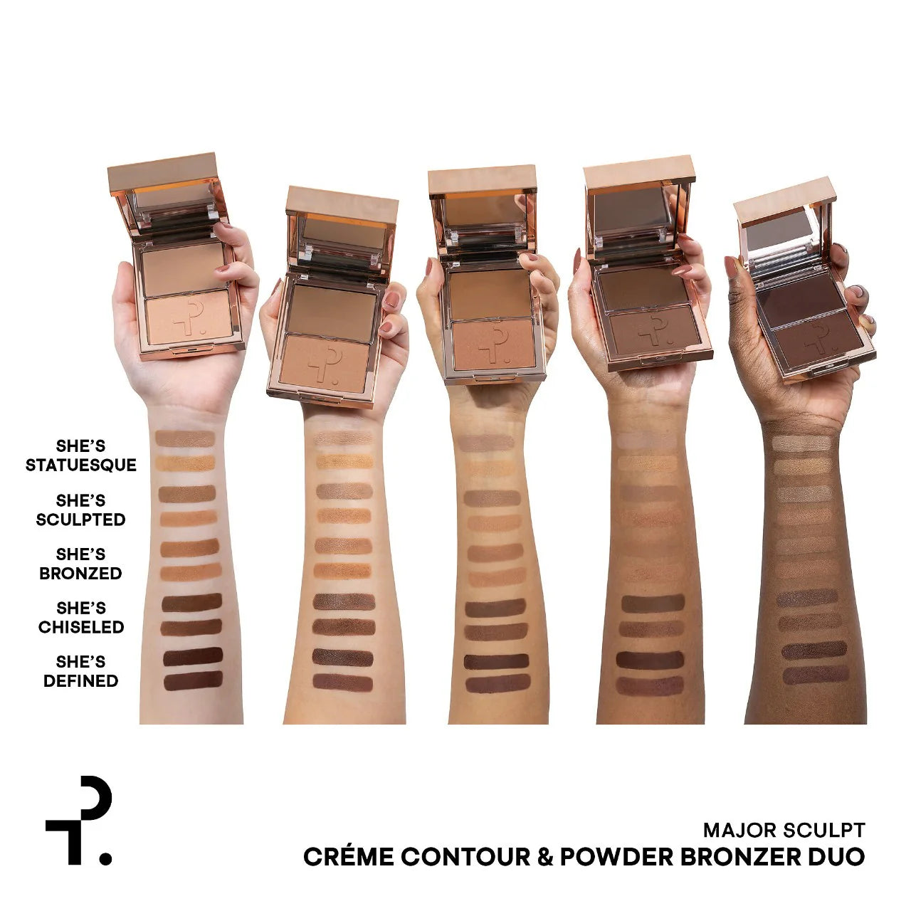 Major Sculpt Crème Contour & Powder Bronzer Duo | Bronzer en crema y polvo