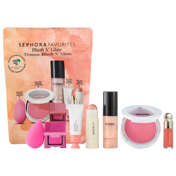 Blush N' Glow Blush Makeup Value Set | Sephora Favorites | Set Edición Limitada