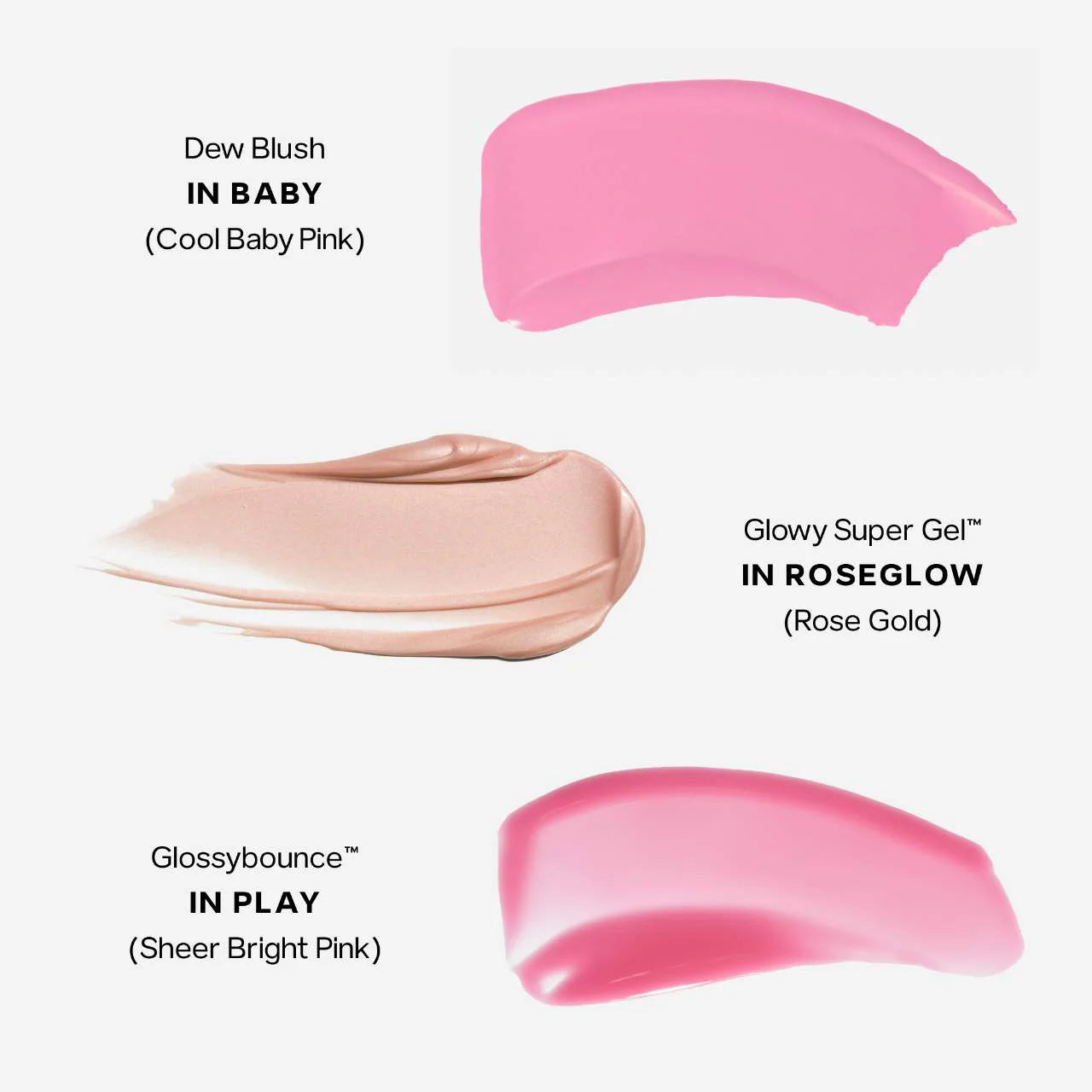 Saie SaieGlow™ Essentials Starter Set  | Kit de rubor, iluminador y gloss