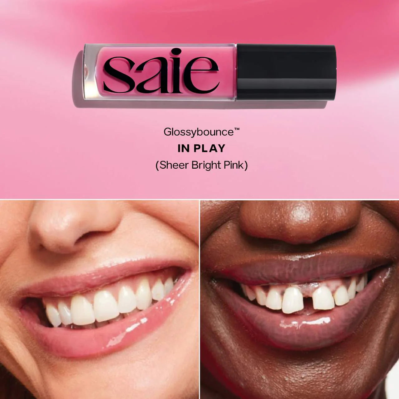 Saie SaieGlow™ Essentials Starter Set  | Kit de rubor, iluminador y gloss