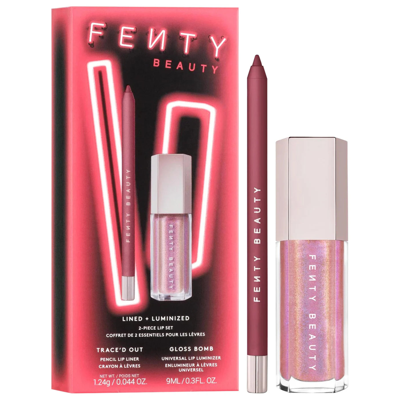 Lined + Luminized 2-Piece Lip Set | Set de labial en barra y delineador