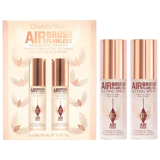 Mini Airbrush Flawless Setting Spray Duo Gift Set | Kit de fijadores