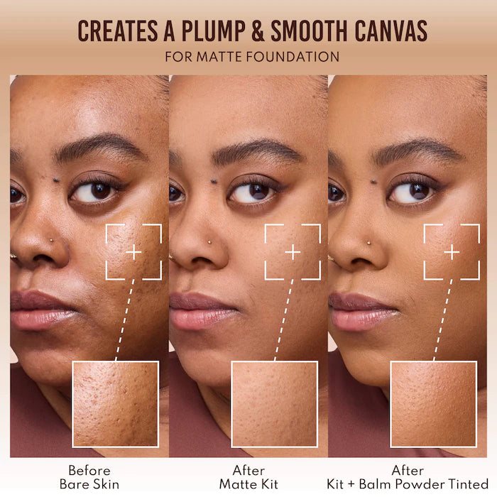 Mini Yummy Skin Matte Finish Skin Prep Essential Kit | Mini Kit de preparación con acabado mate