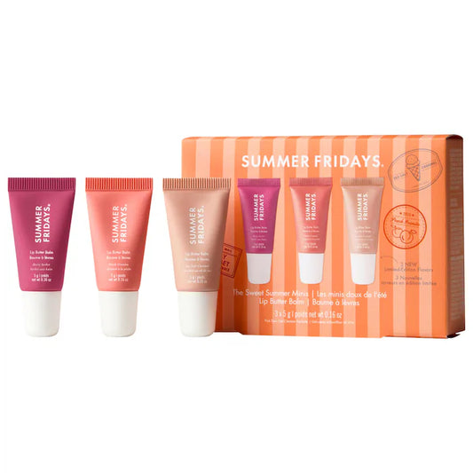 The Sweet Summer Minis Lip Butter Balm Trio Set | Set de balsamos