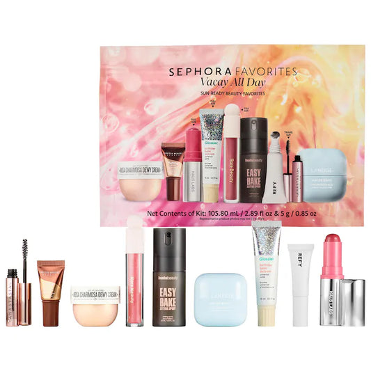 Vacay All Day Makeup and Skincare Value Set | SEPHORA FAVORITES | Set de maquillaje