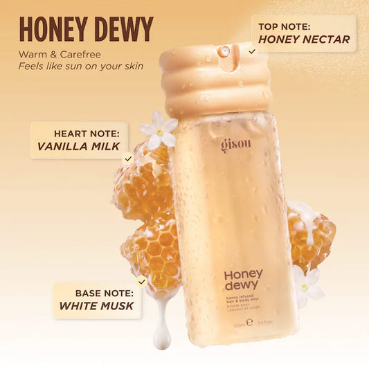 Honey Dewy Honey Infused Hair & Body Mist | Bruma capilar y corporal